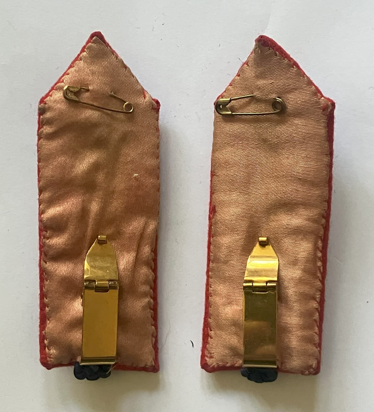 British Deputy Lieutenant of a County King's Crown gorget collar patches 3