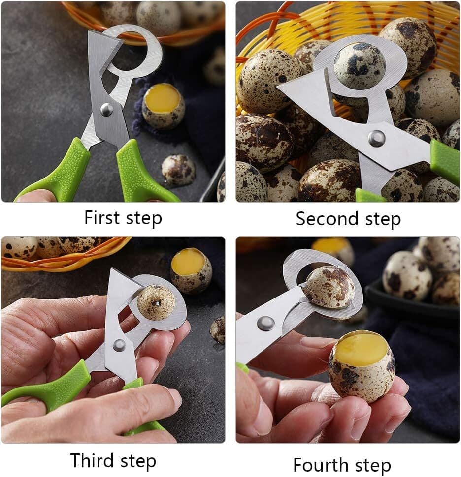 Quail Roast egg scissors eggshell scissors eggshell opening divider scissors Lot 2