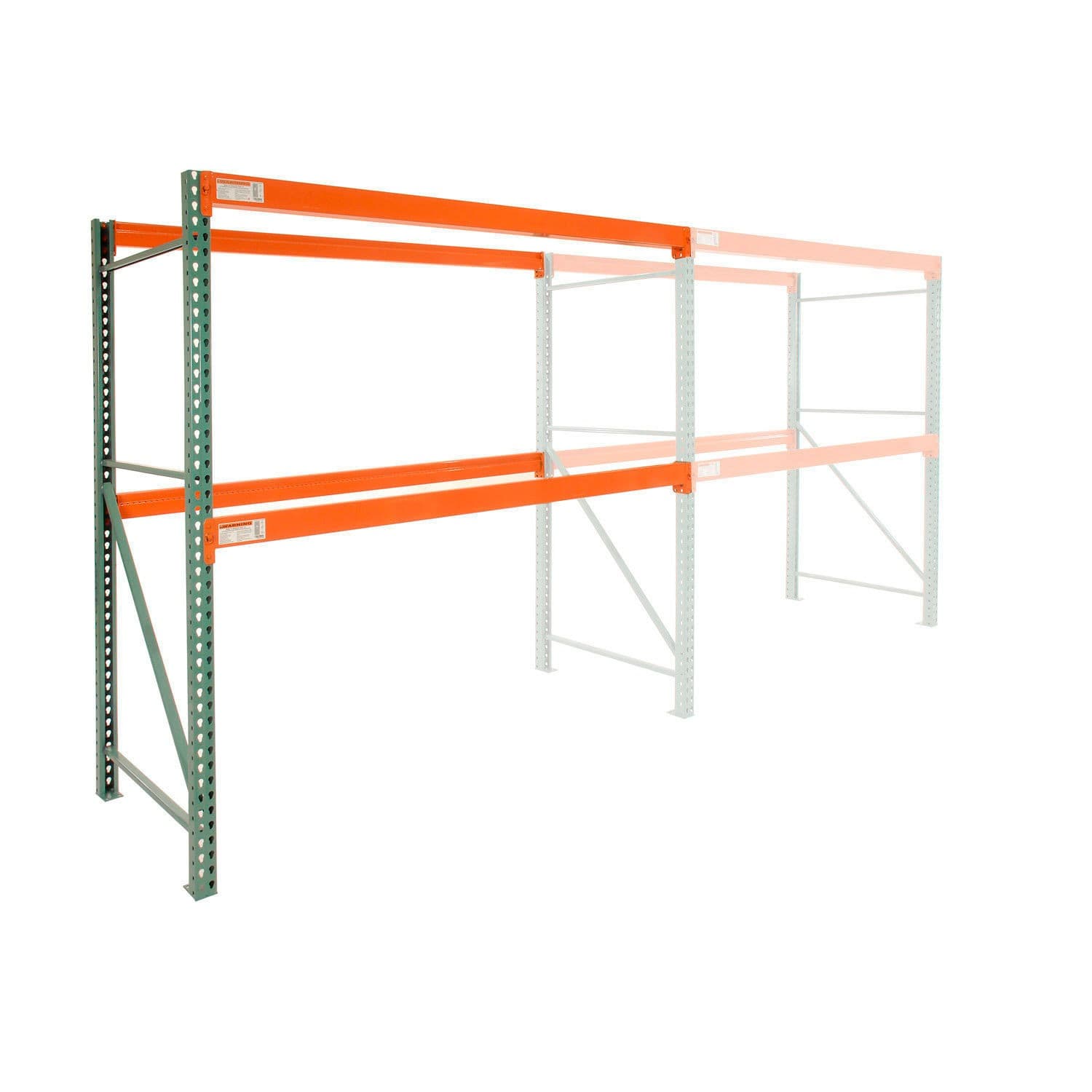 Global Industrial Teardrop Pallet Rack Add-On 144"W X 48"D X 144"H 5970 Lbs.