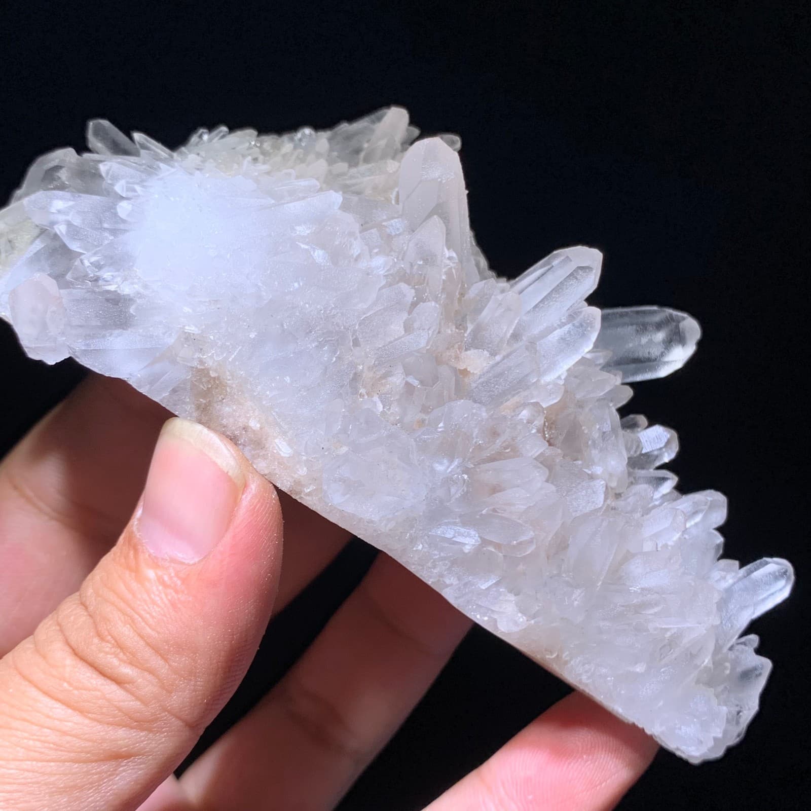 200g Natural White Clear Quartz Mineral Specimen Crystal Cluster Reiki Decor 3