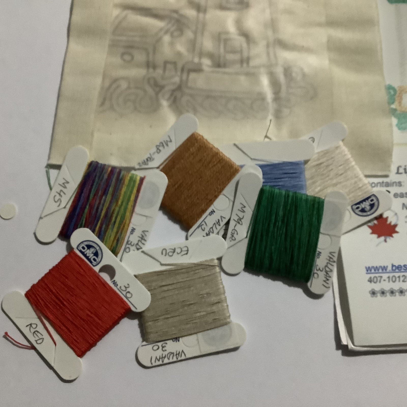 Romanian Point Lace Kit. Light House Card Applique. Elena’s Needle Arts. 5