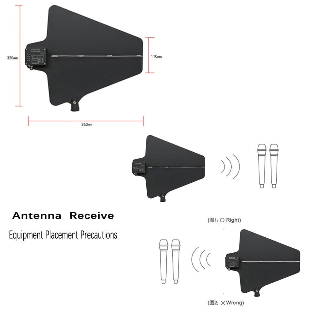 Antenna amplifier Power Distribution System for Sennheiser Wireless Microphone 3