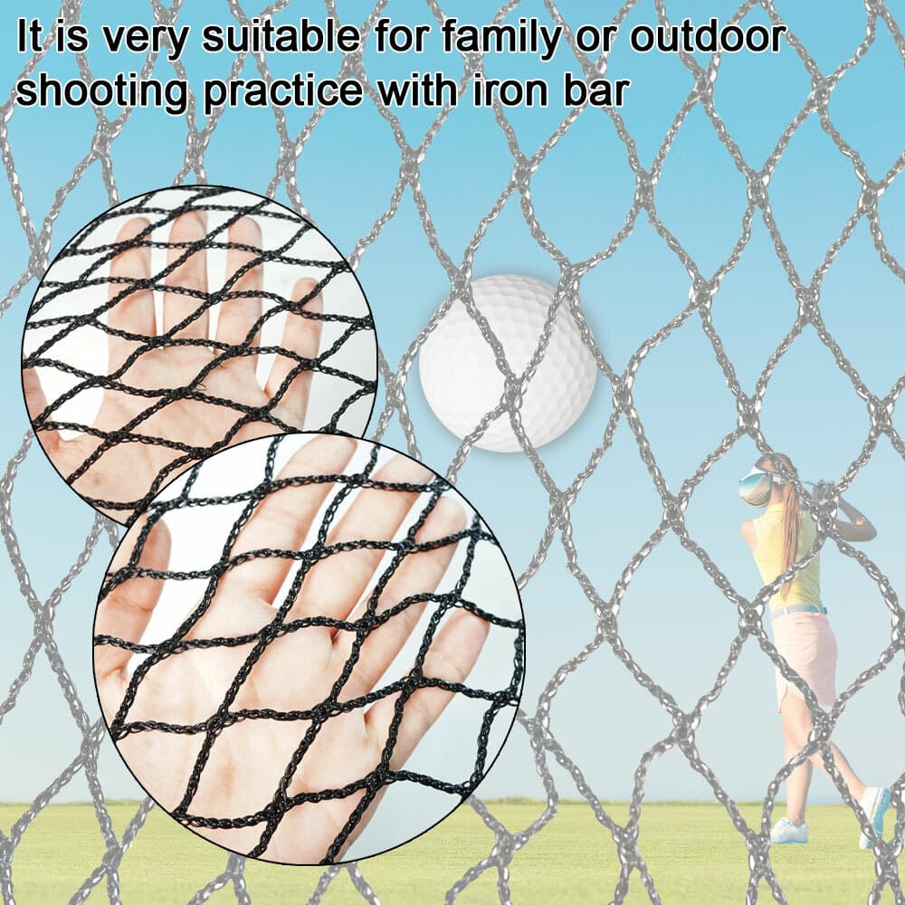 10x10ft/10x15f Practice Barrier Net Ball Sports High Impact Hitting Netting Golf 3
