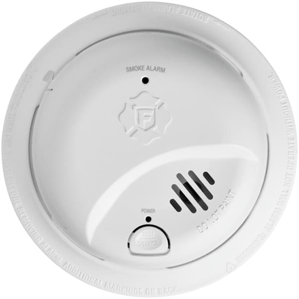 First Alert SMI100-AC Smoke Detector & Alarm, AC Powered Battery Backup