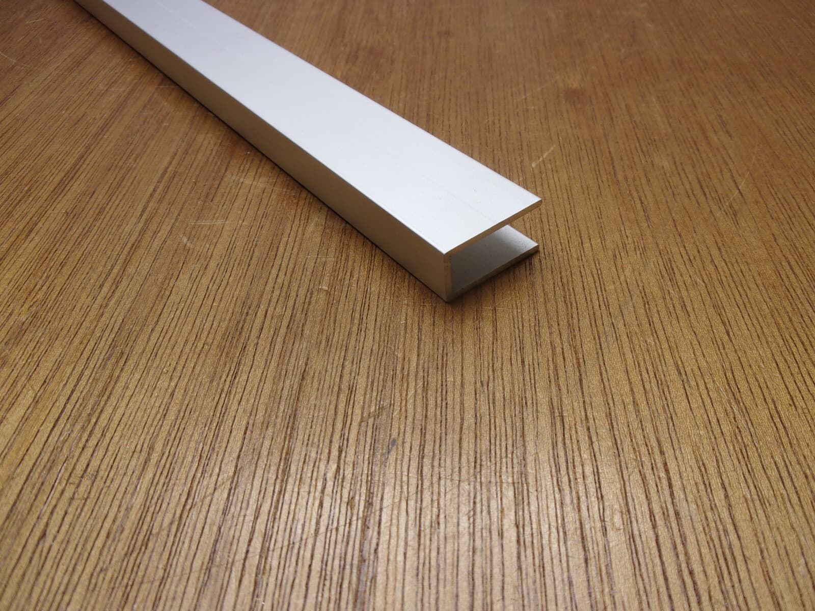 1/2" Base X 1" Leg X 12" 6063 Aluminum U Channel .062" Wall Square Corner USA 3