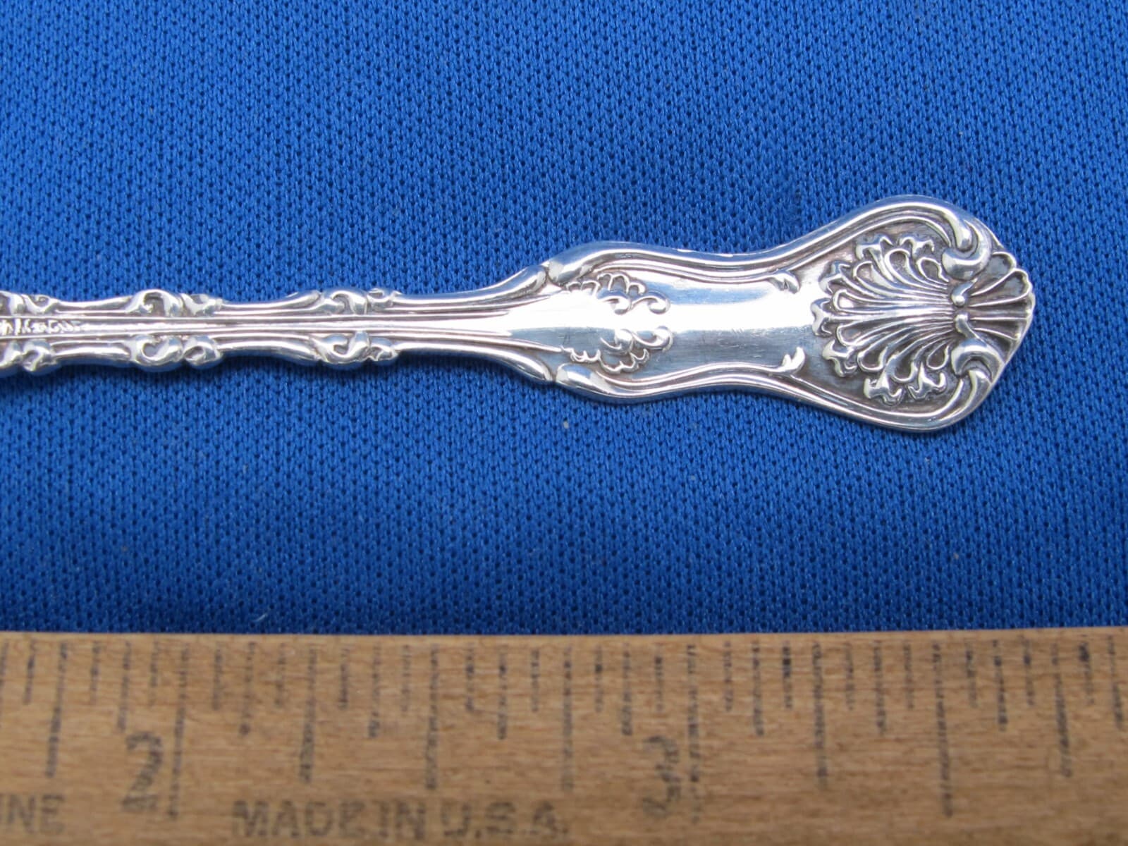 Roden Bros Canada Sterling IMPERIAL QUEEN Pattern DEMITASSE SPOON-Mono EGM 2