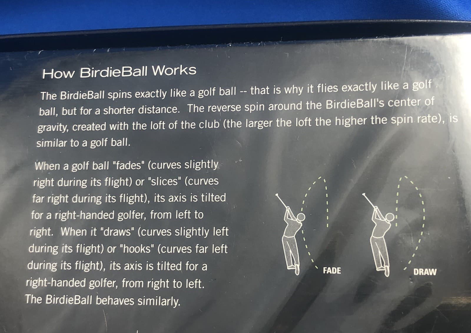 SEALED BRAND NEW BOX OF 1 DOZEN BIRDIE BALL PRACTICE BALLS - 40 YARDS DISTANCE 6