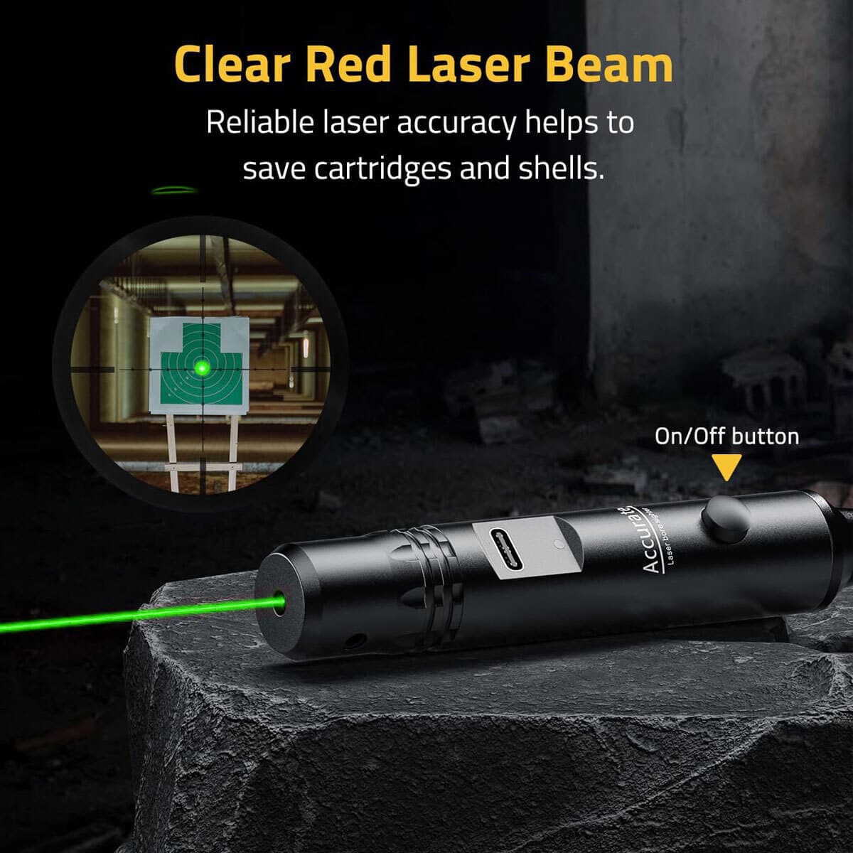 UPGRADED Green Laser Bore Sight BoreSighter Kit, .17 to 12GA Caliber, 64 Adapter 2