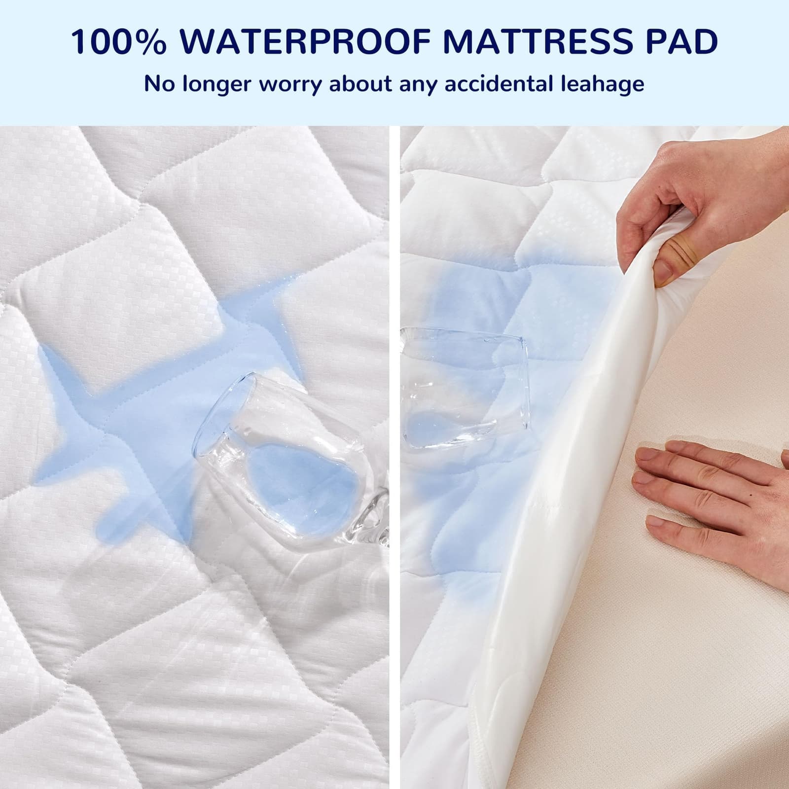 Mattress Crib Foam Toddler Bed Baby Waterproof Cushion Pad Mattress Protector US 3