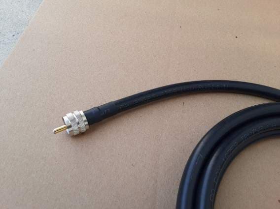 US MADE RG-214/U MIL-C-17 PL-259 to PL-259 Coax Cable CB, HAM, SCANNER lot 3