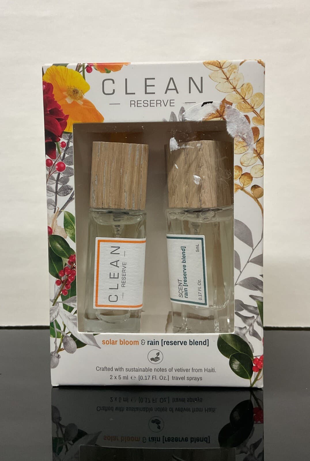 Clean Reserve Solar Bloom & Rain Eau De Parfum 2 x 5 Ml/ 0.17 Oz, As Pictured. 3