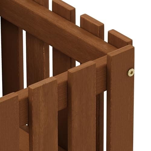  FG18453 Tioman Hardwood Patio Furniture Outdoor Slat Style Flower Planter  5