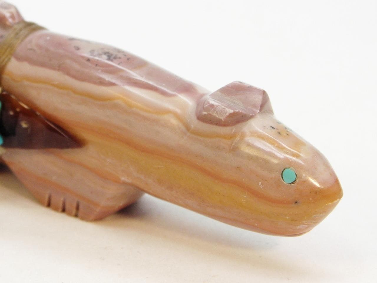 RARE SIGNED ~ MT LION Cougar Fetish by LENA BOONE (d) Zuni Pueblo Indian Carving 3