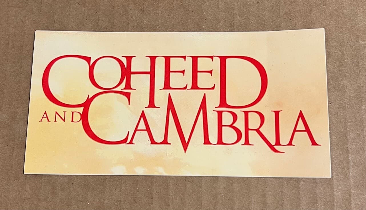 Coheed and Cambria - Good Apollo I'm Burning Star… RARE promo sticker '05