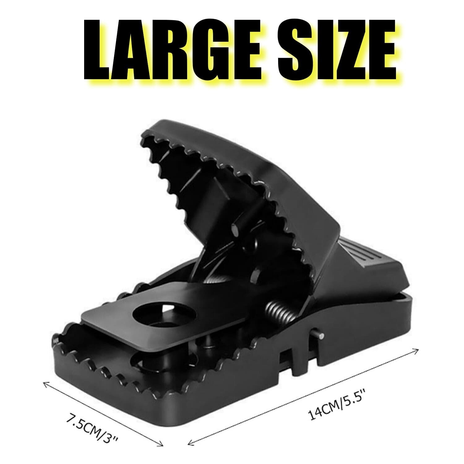 LARGE Mouse Traps Rat Mice Rodent Killer Snap Trap Reusable Heavy Duty Pest Trap 2