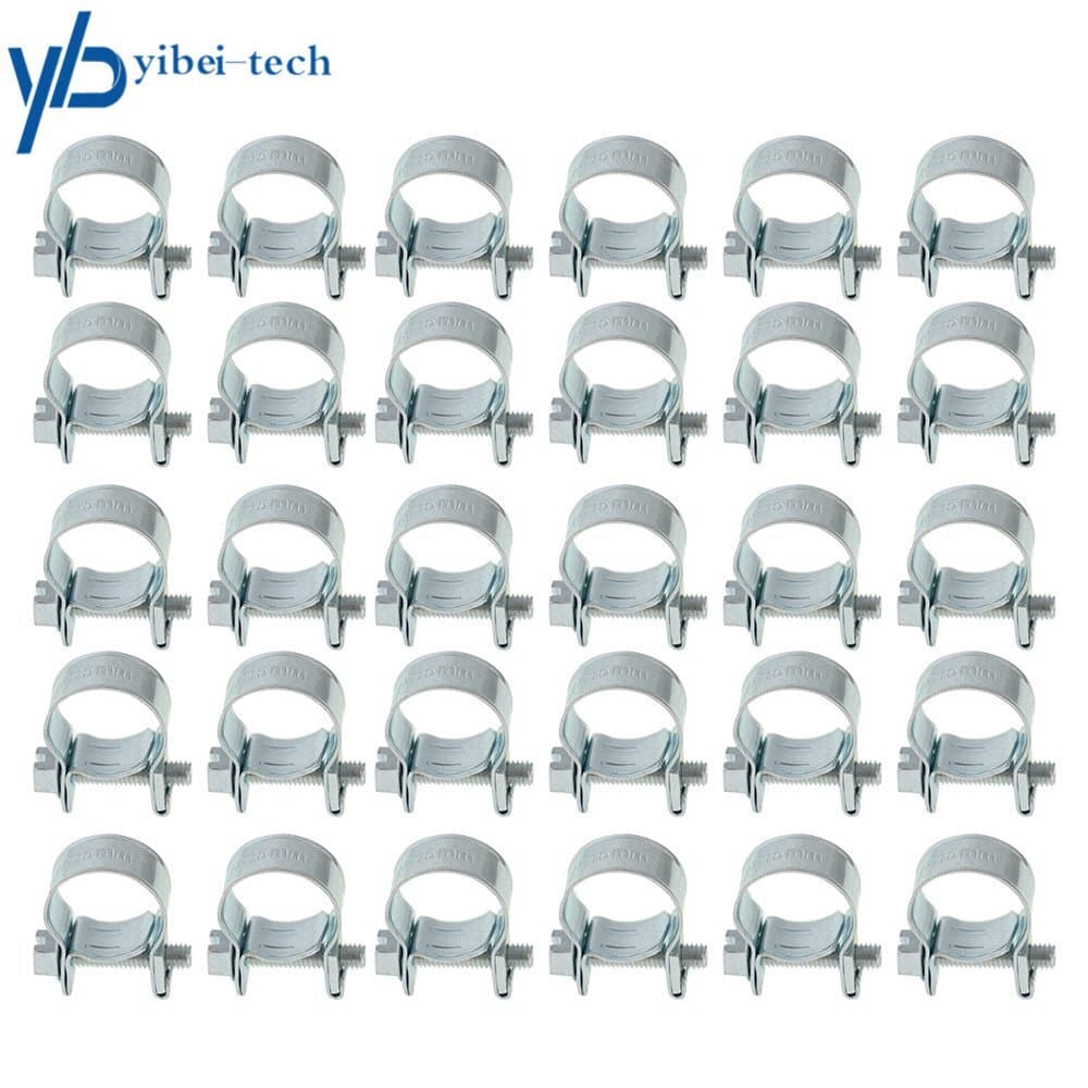 30PCS 19/32" FUEL INJECTION HOSE CLAMP / AUTO Fuel Clamps