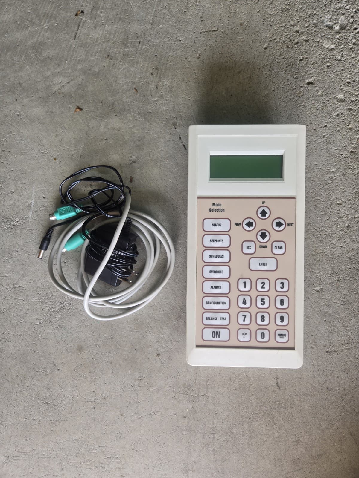 AAON Wattmaster SS1009 VCM Operator Interface Modular Service Tool W/connectors