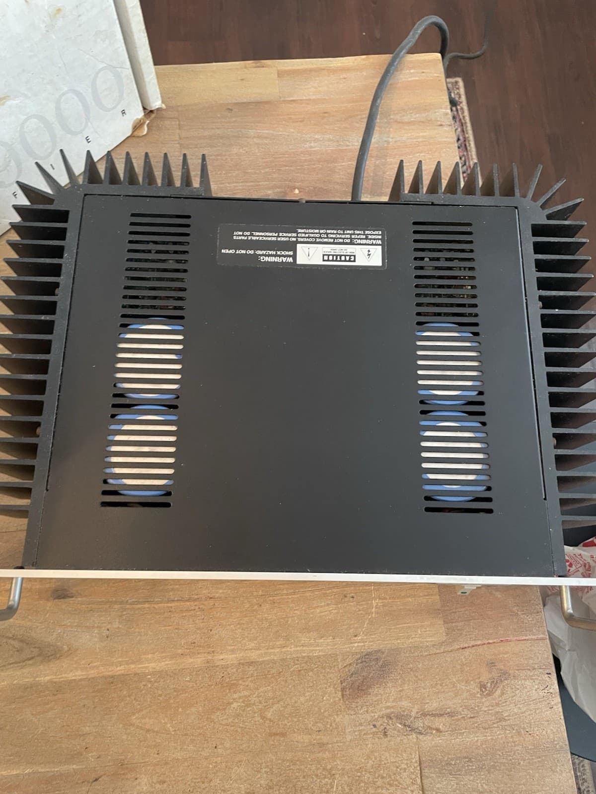 Hafler Transnova 9300 9000 Series Power Amplifier  Silver With Handles 19” NOS? 5