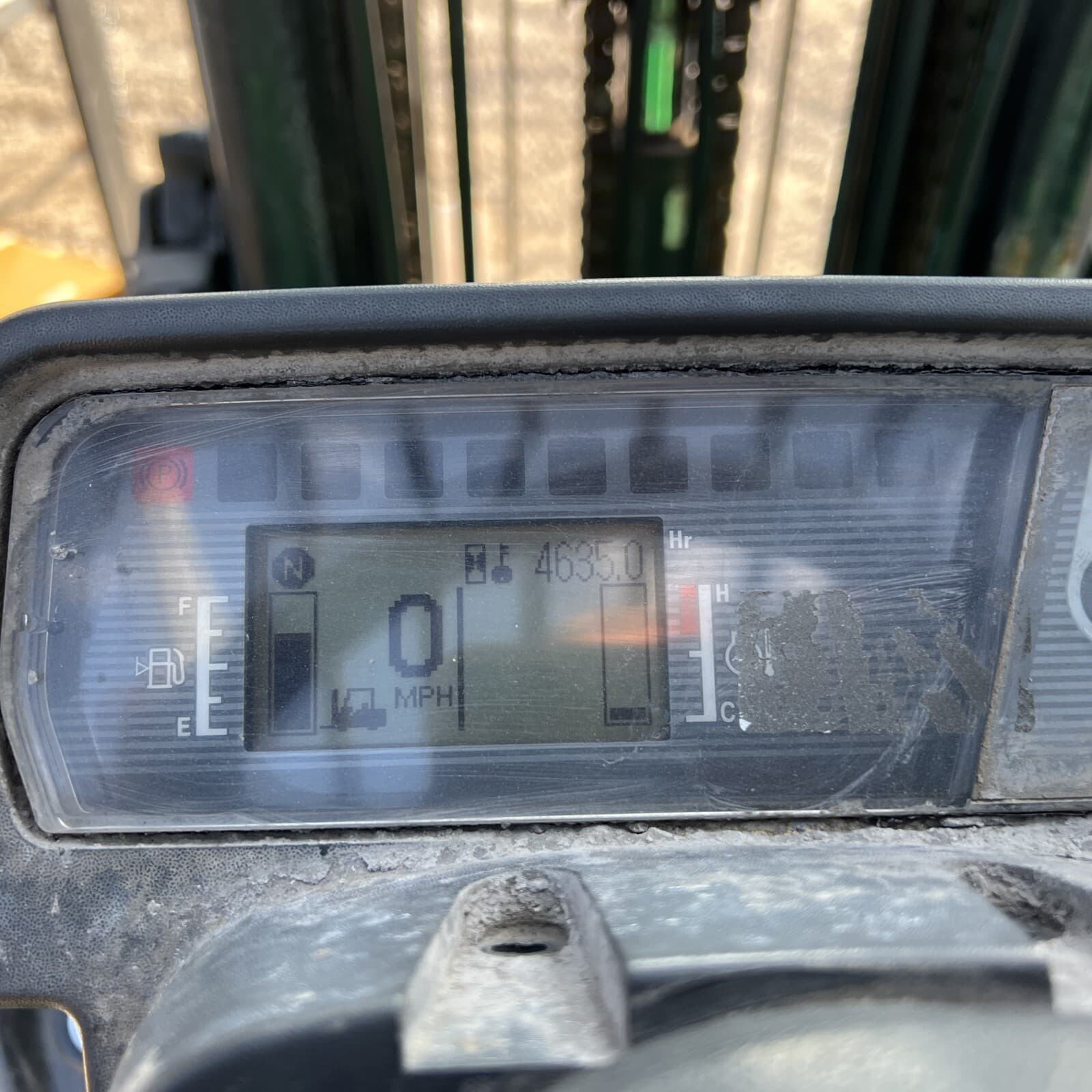 Mitsubishi FD50CN Forklift 10000 Pound Lift Perkins Diesel 4650 Hours 6