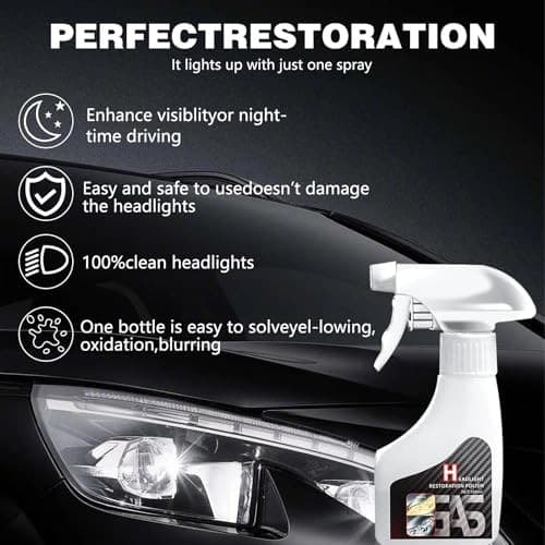 Automotive Headlamp Restoration Fluid Oxidized,Automotive Headlamp Restoration  3