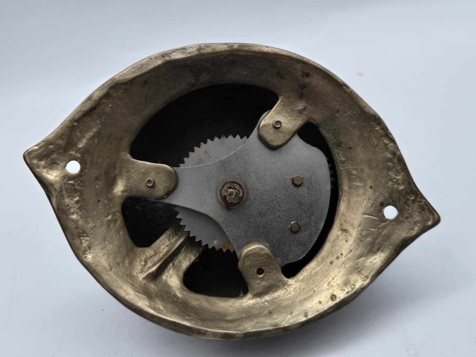 Victorian Style Mechanical Solid Brass Twist Door Bell Ringer Wall Mounted  5