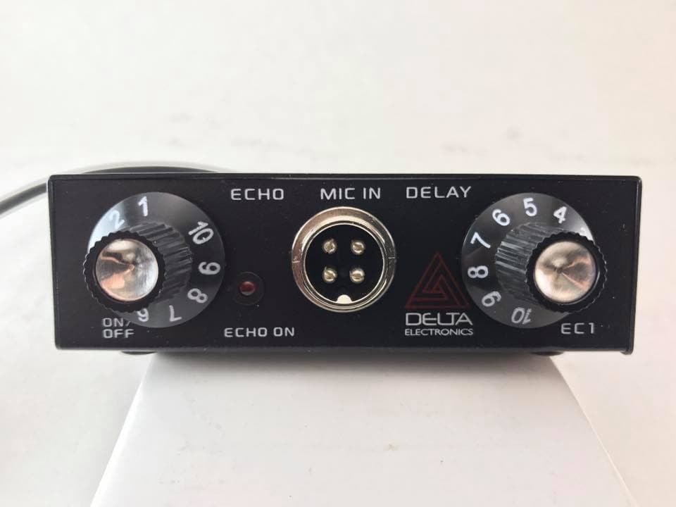 DELTA EC1 DYNAMIC MIC AMPLIFIER / ECHO CHAMBER w/ ROGER BEEP 4 pin Cobra CB HAM  6