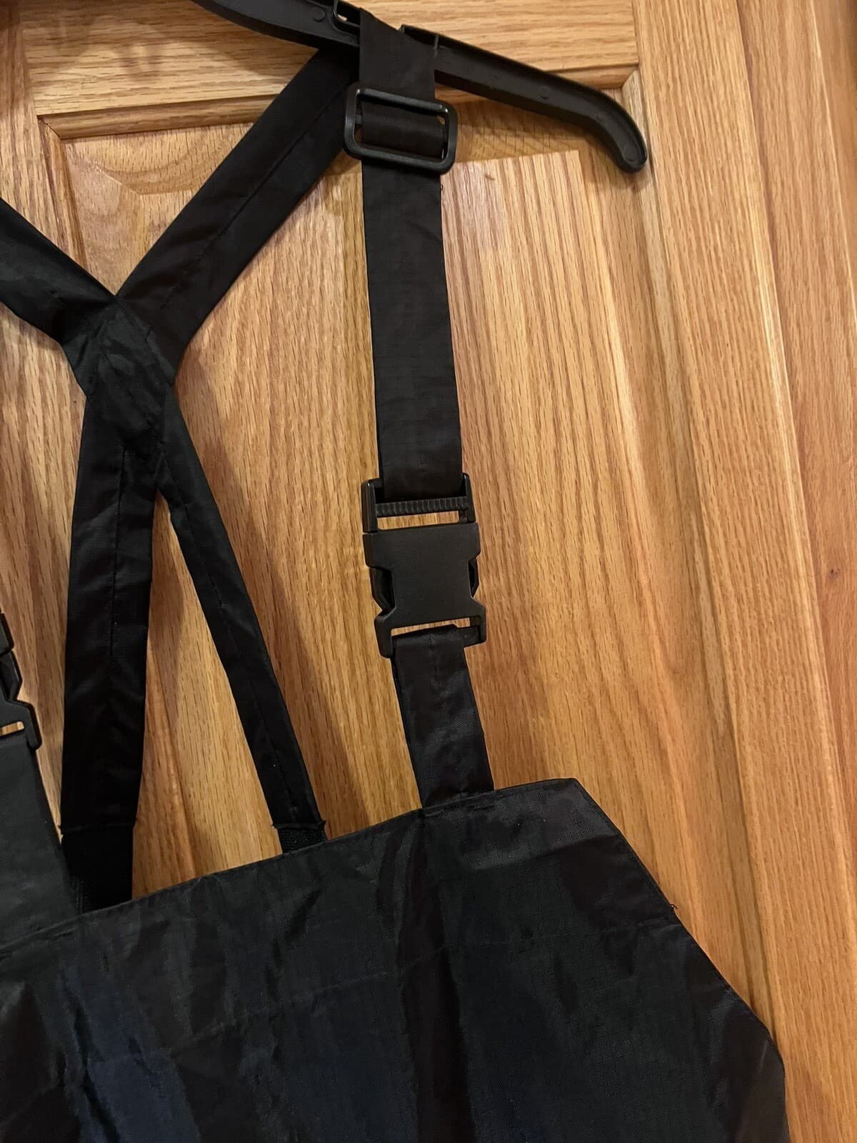 Viking Open Road Black Rain Bib Overall Windproof Waterproof RIP-STOP 150D Large 4