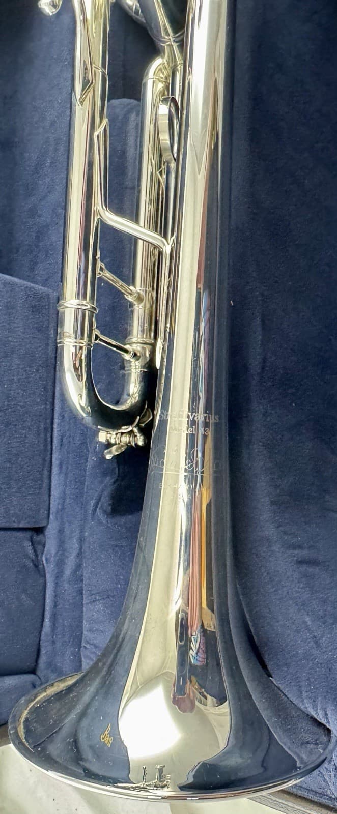 Beautiful Show Demo Bach 180S-43 Stradivarius Professional Bb Trumpet; with Case 3