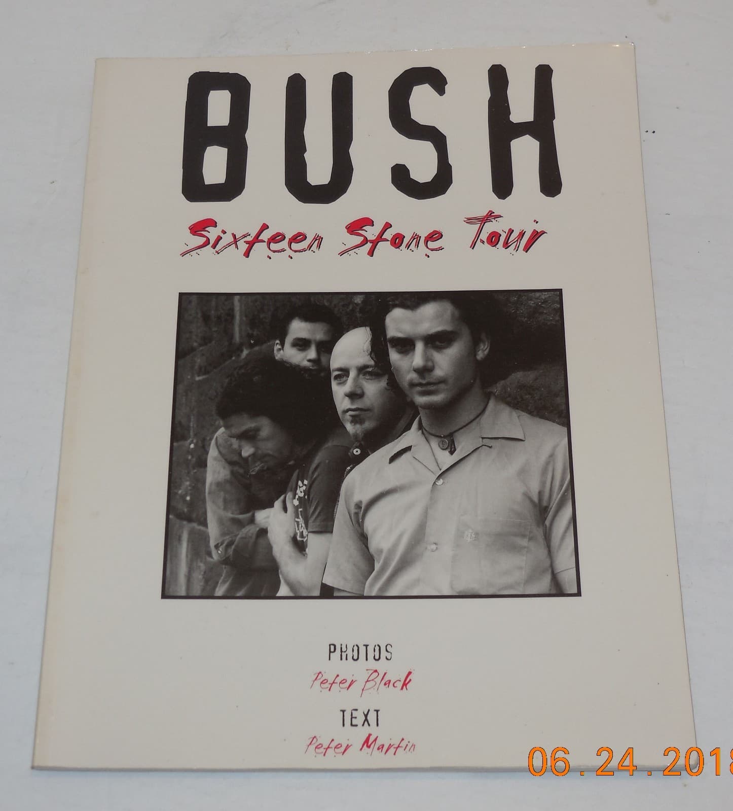 1997 Bush Sixteen Stone Tour Souvenir Program Book rare VHTF