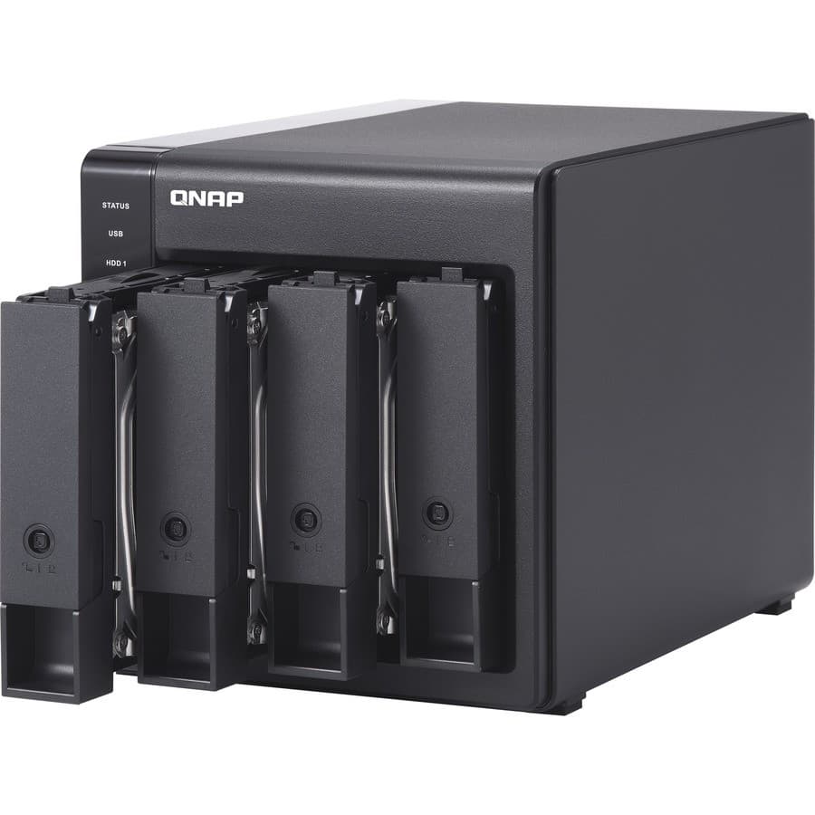QNAP TR-004 USB 3.0 RAID - 4 x HDD Supported - Serial ATA/600 Controller - RAID 3