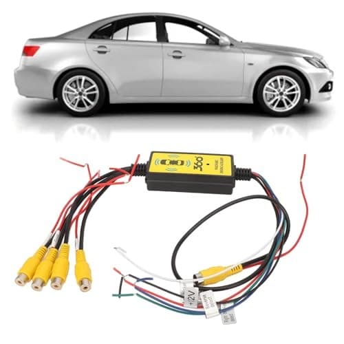 Intelligent Car Backup Camera Splitter Switch, Features 4 Input & 1 Output,  4