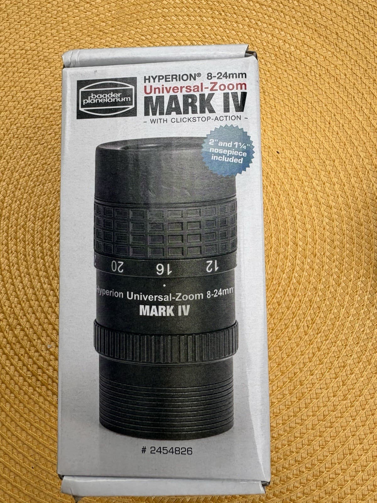 Baader Planetarium Hyperion Universal Zoom Mark IV 8-24 mm Eyepiece Set