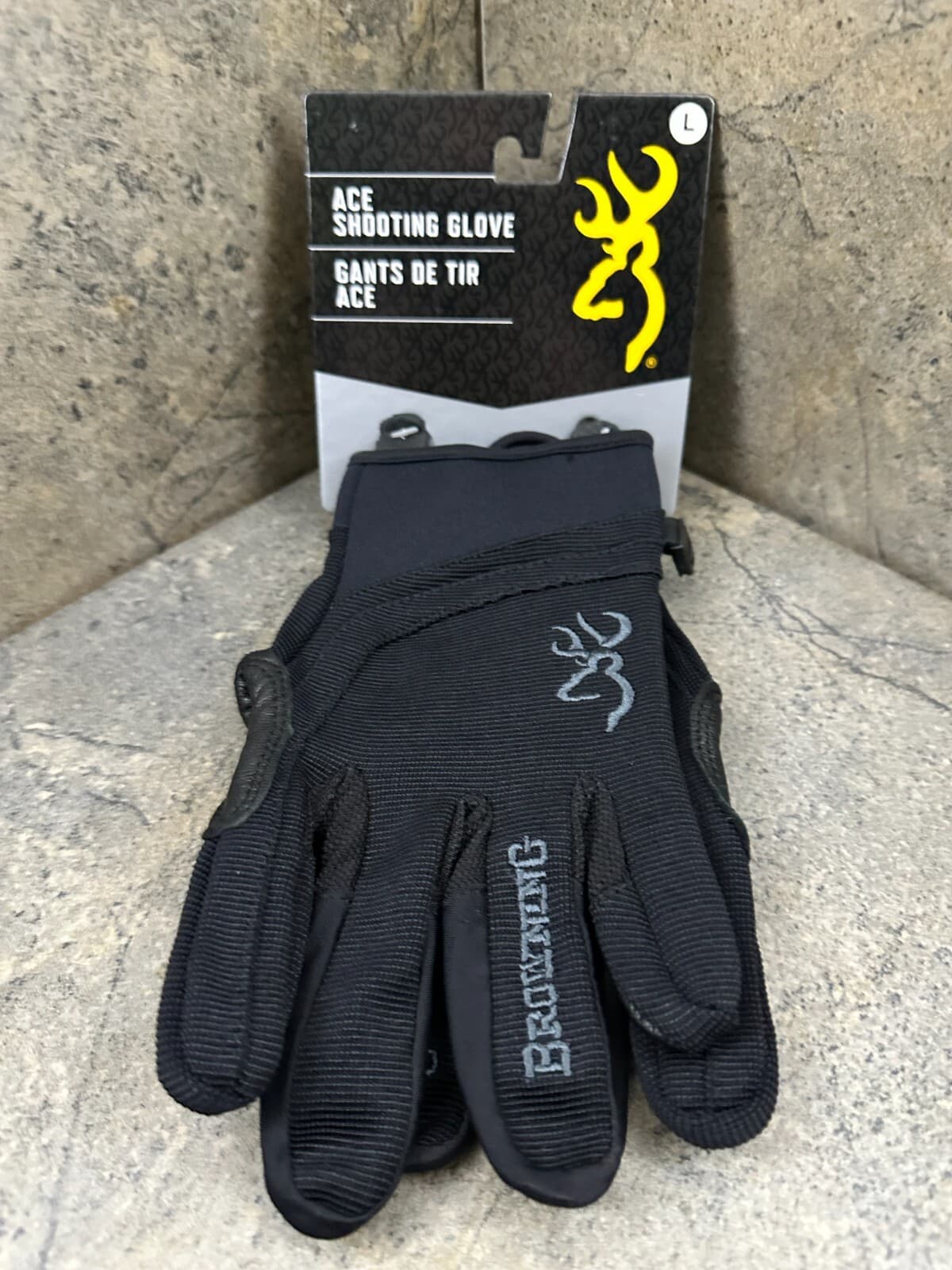 Browning Ace Shooting Glove Large Black  3070209903