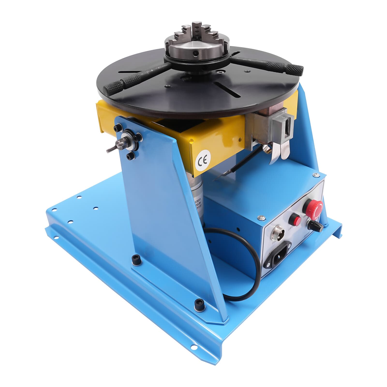 10KG Rotary Welding Positioner 0-90° Positioning Turntable Table 1-12RPM 3-Jaw 5