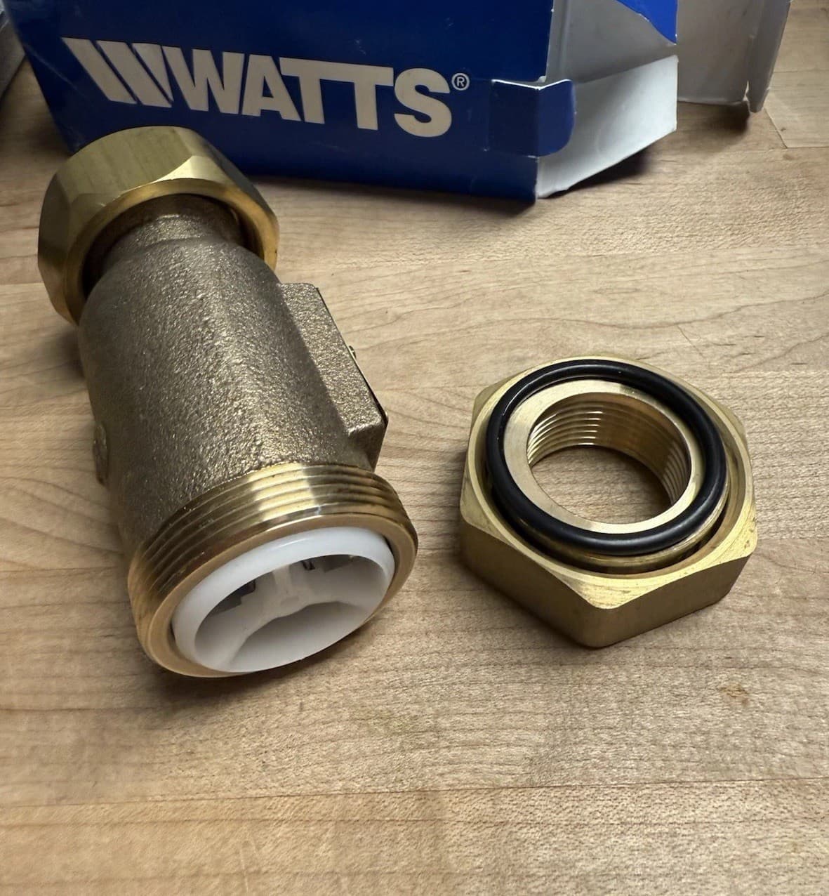 WATTS 1-1/4 x 1 LF7 10-U2 0792066 LEAD FREE DUAL CHECK VALVE/ BACKFLOW PREVENTER 4