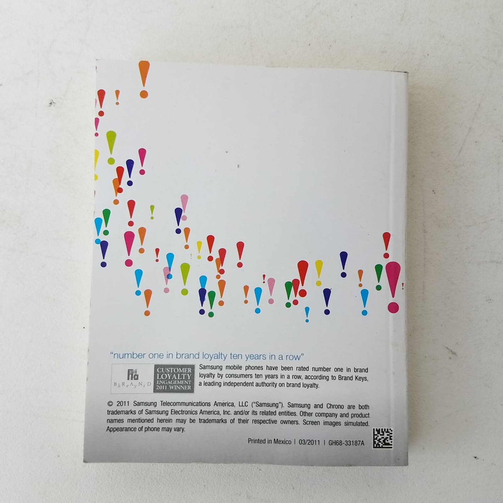 Samsung Chrono User Manual GH68-33187A 2011 2