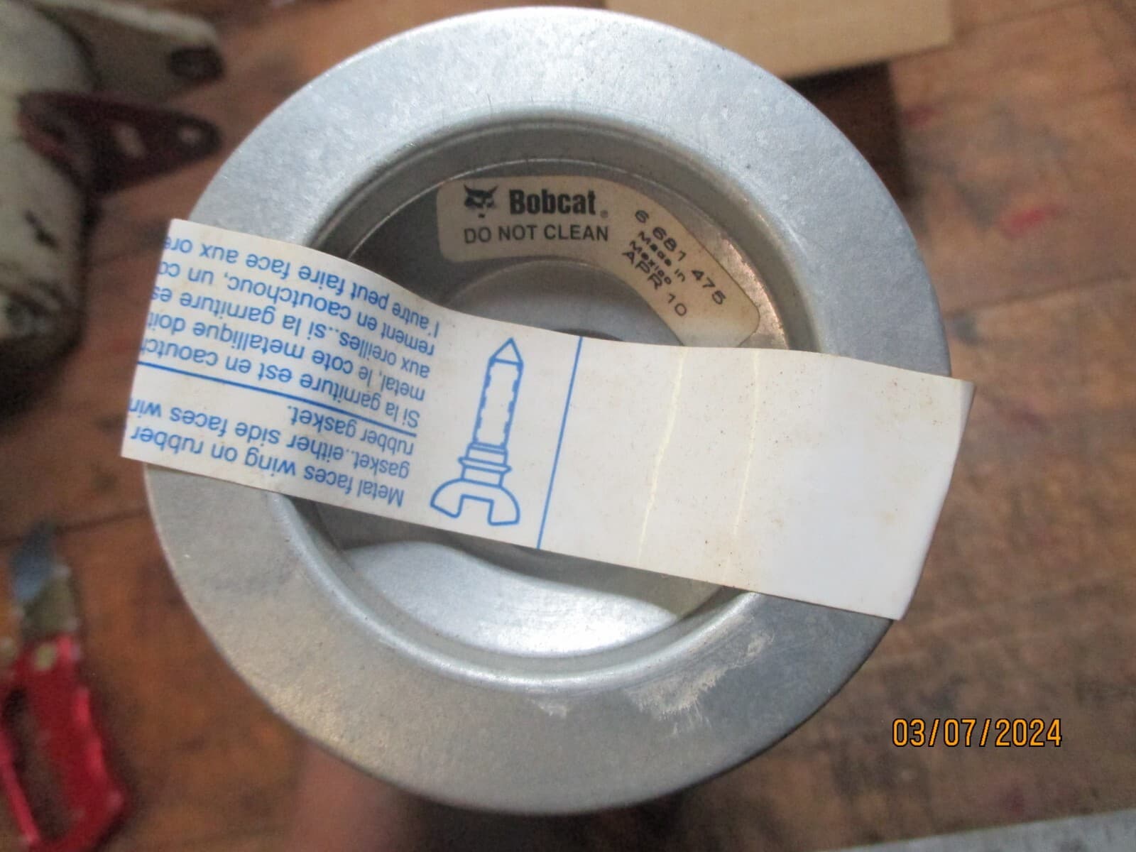 BOBCAT ORIGINAL NEW INNER AIR FILTER 6-681-475 OPEN BOX 4