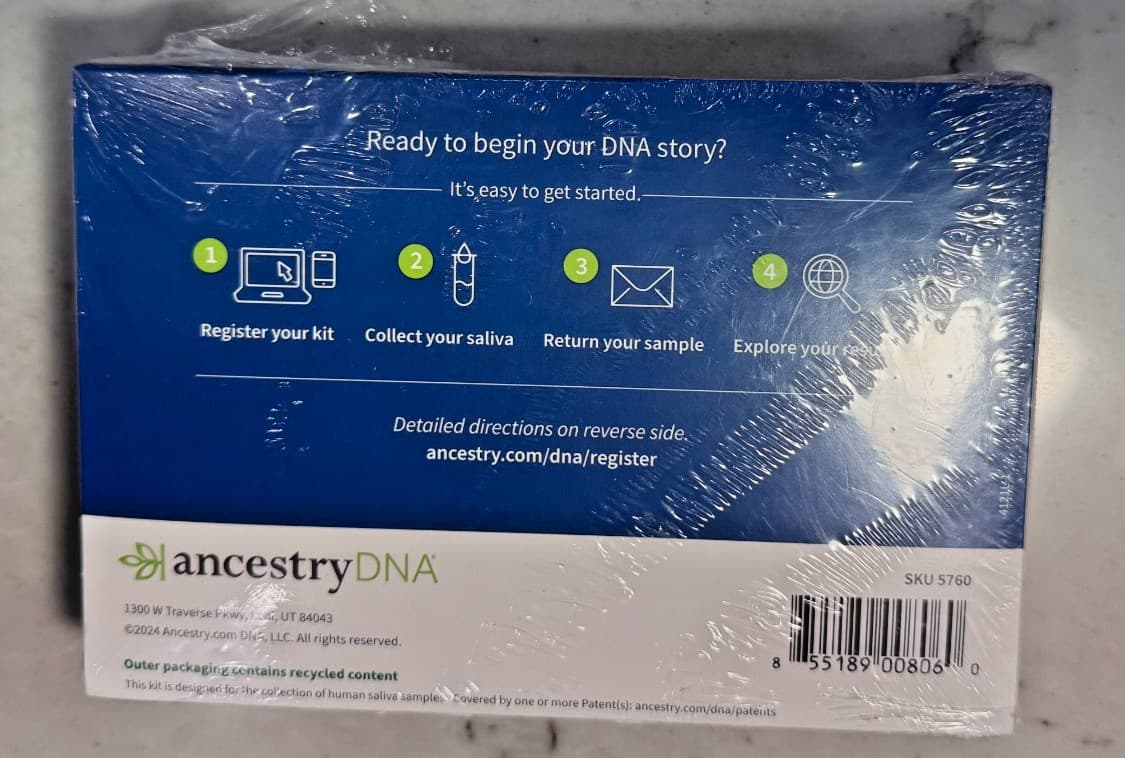 Ancestry DNA Test Kit - DNA Activation Kit + Traits (Factory Sealed) 3