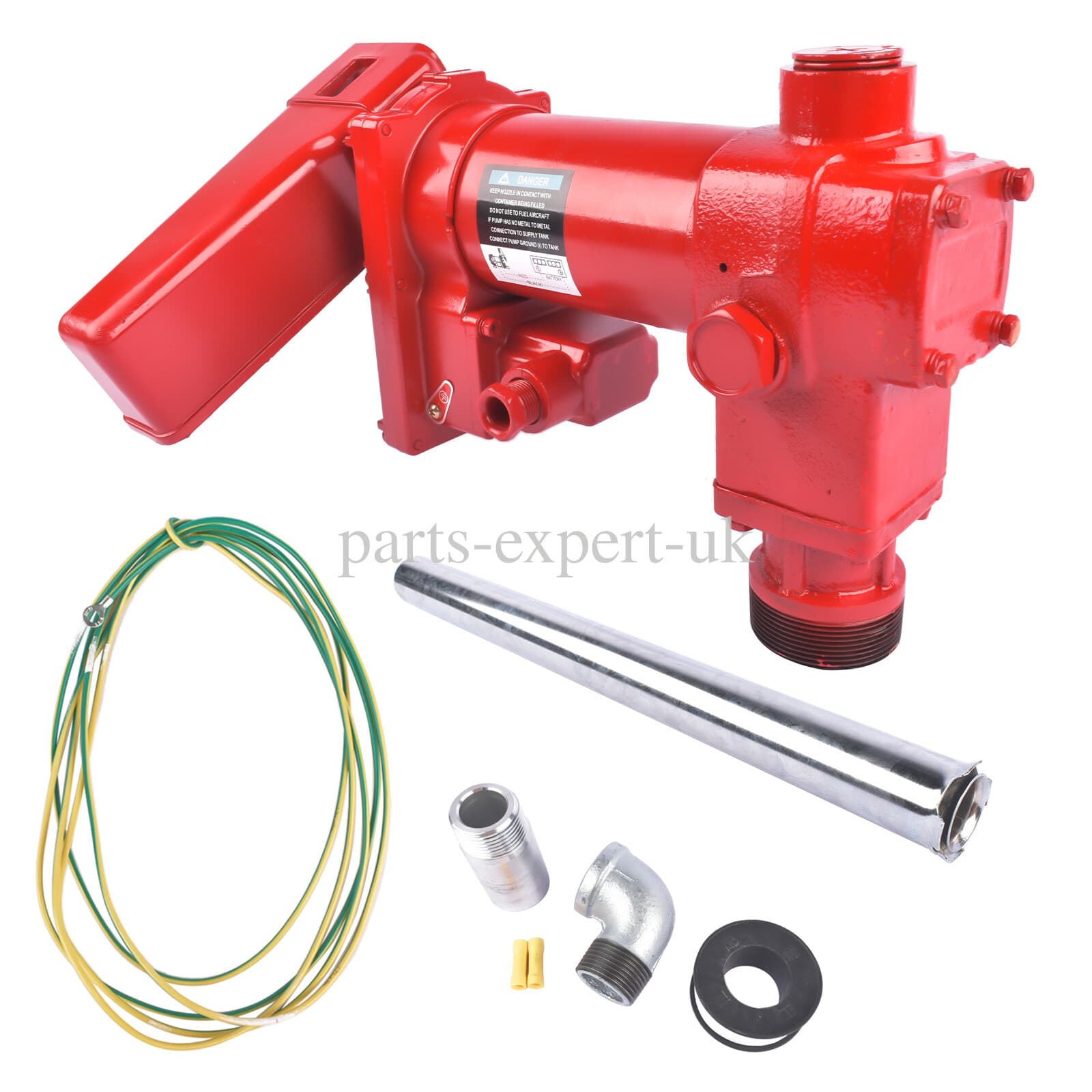 Fuel Transfer Pump 12V 25GPM High Flow DC Transfer Pump Cast Iron Gas Heavy Duty 2