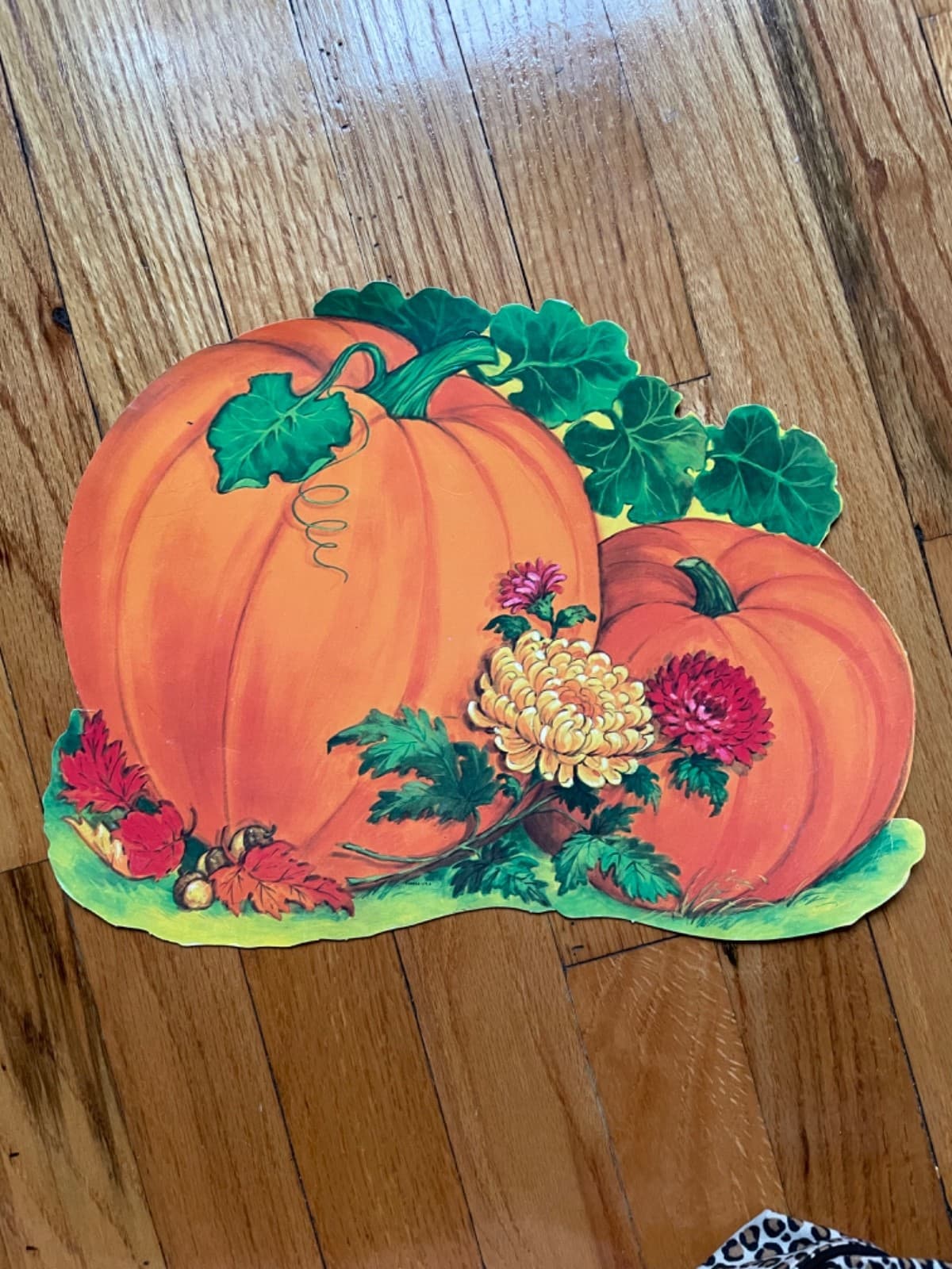 Vintage Fall/Halloween/Thanksgiving Die Cuts - Lot of 4 6