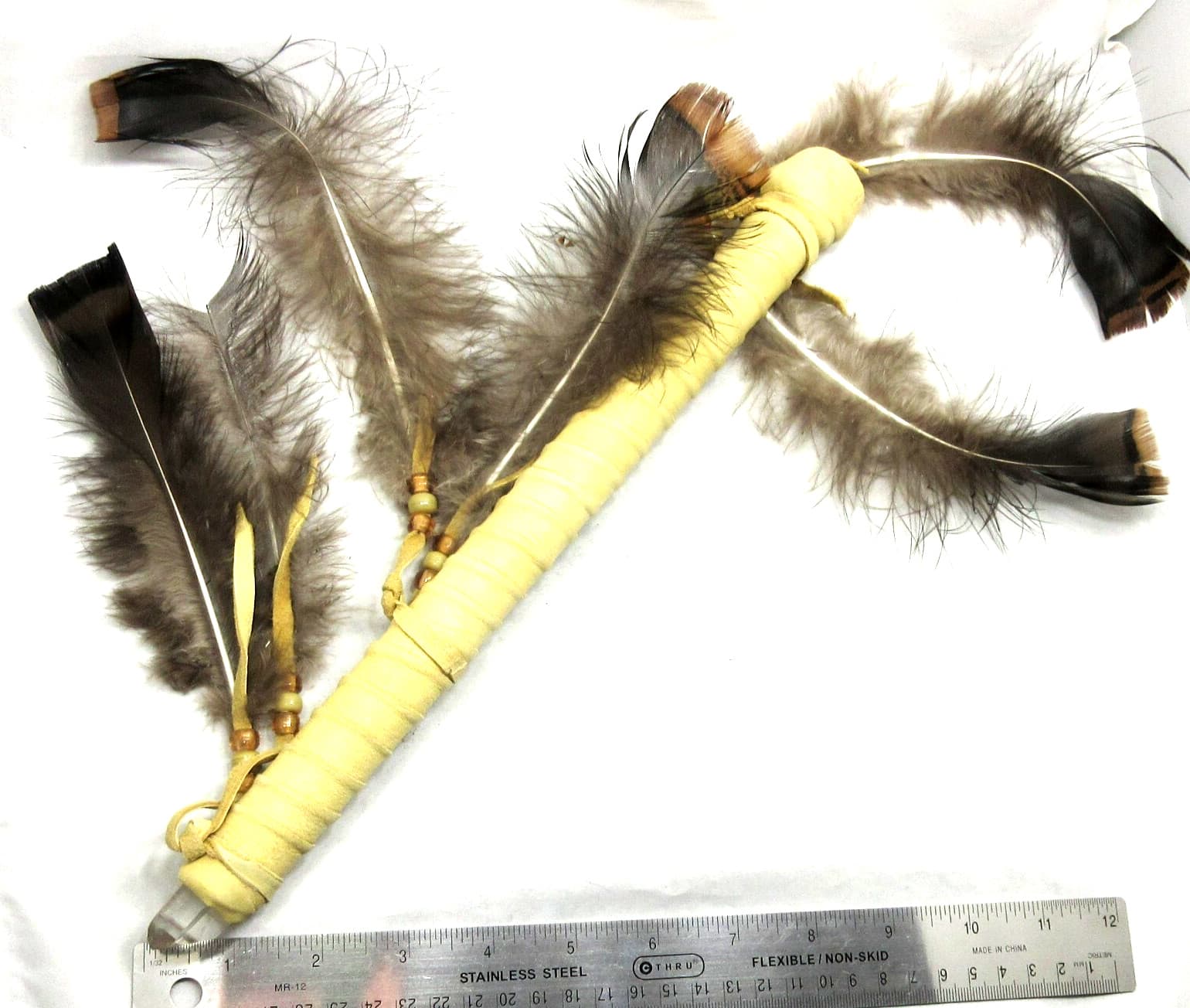 Native American Arkansas Quartz Crystal, Copper Wand, Cherokee Made,  COA, #C3 3