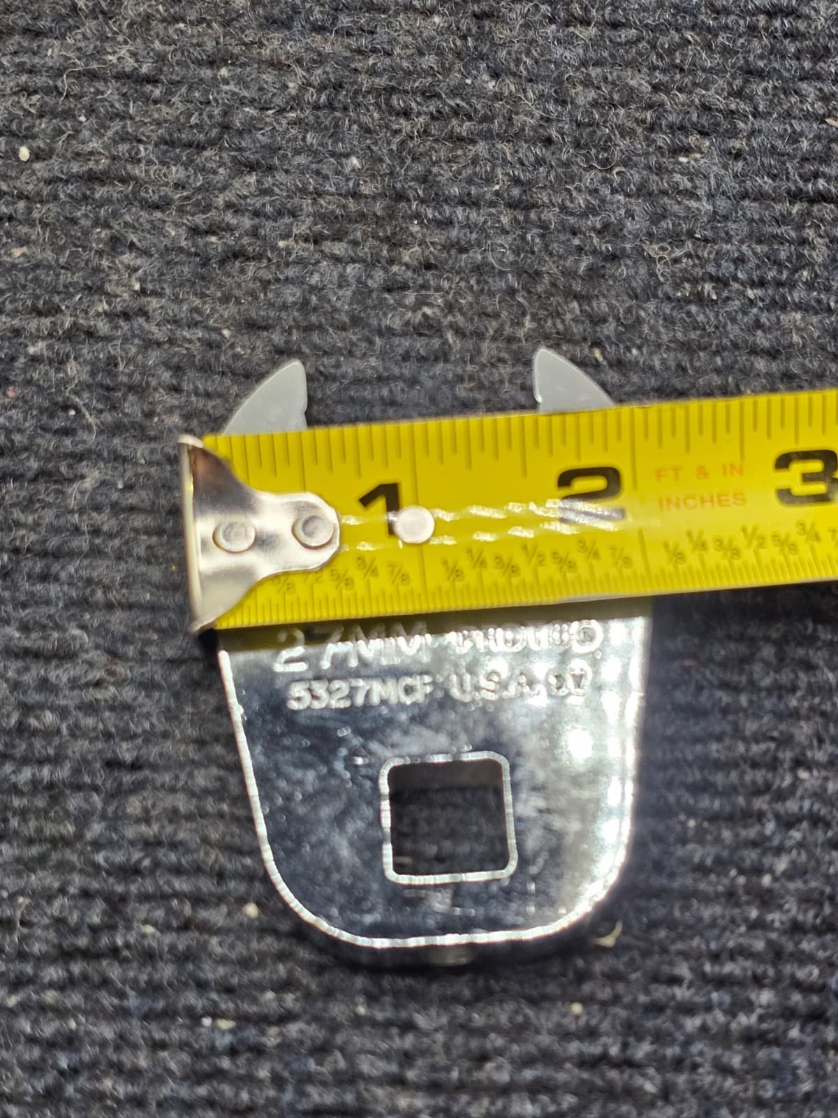 PROTO 5327MCF: 1/2" Drive 27mm Crowfoot Socket Wrench Open End 5