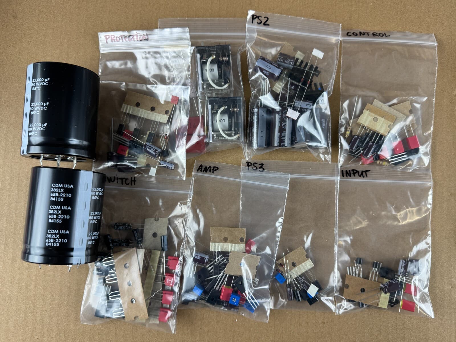 Pioneer SA-9900 Complete Rebuild Kit High-Quality Amplifier Recap Transistors