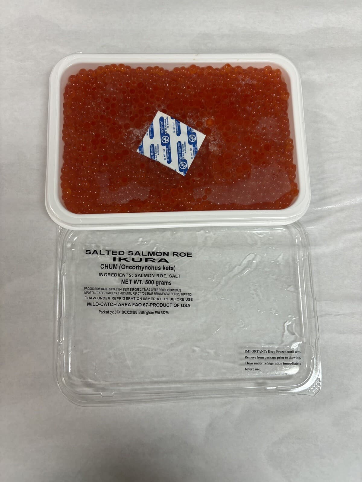 Wild Alaskan Salmon Red Keta Caviar, Alaskan, Chum , Красная Икра Лосося 2x 500g