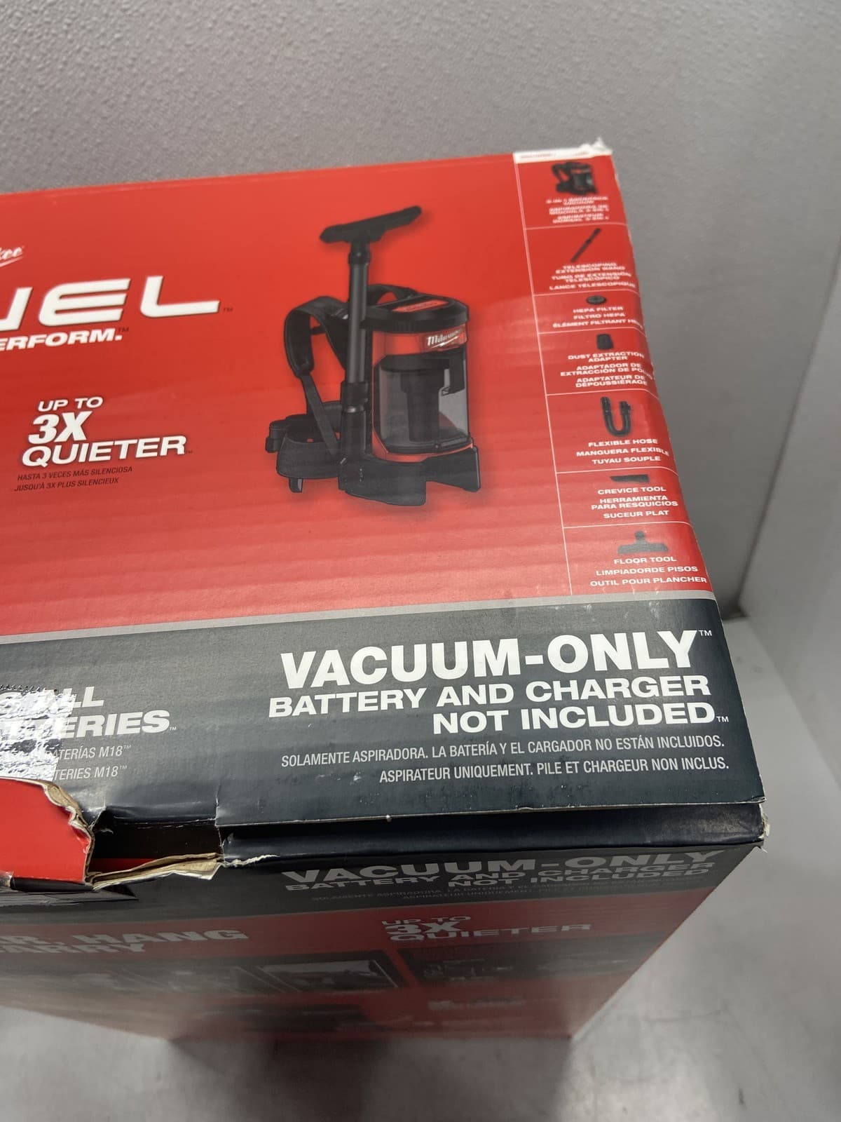 Milwaukee 0885-20 M18 FUEL 18V Li-Ion 1 Gal. 3-In-1 Backpack Vacuum (Tool Only) 2