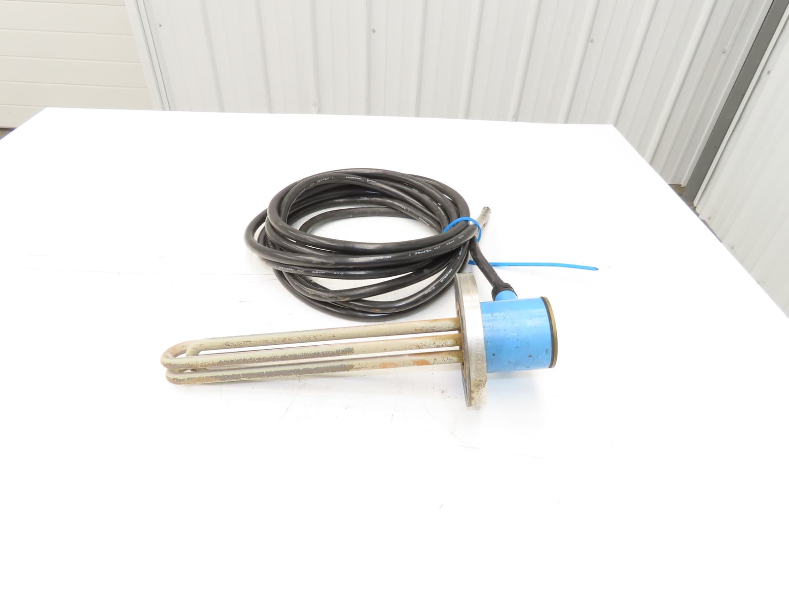 Nippon Stainless Immersion Tank Heater Element 5Kw 200V 3PH 12" Tubes 5" Flange 4