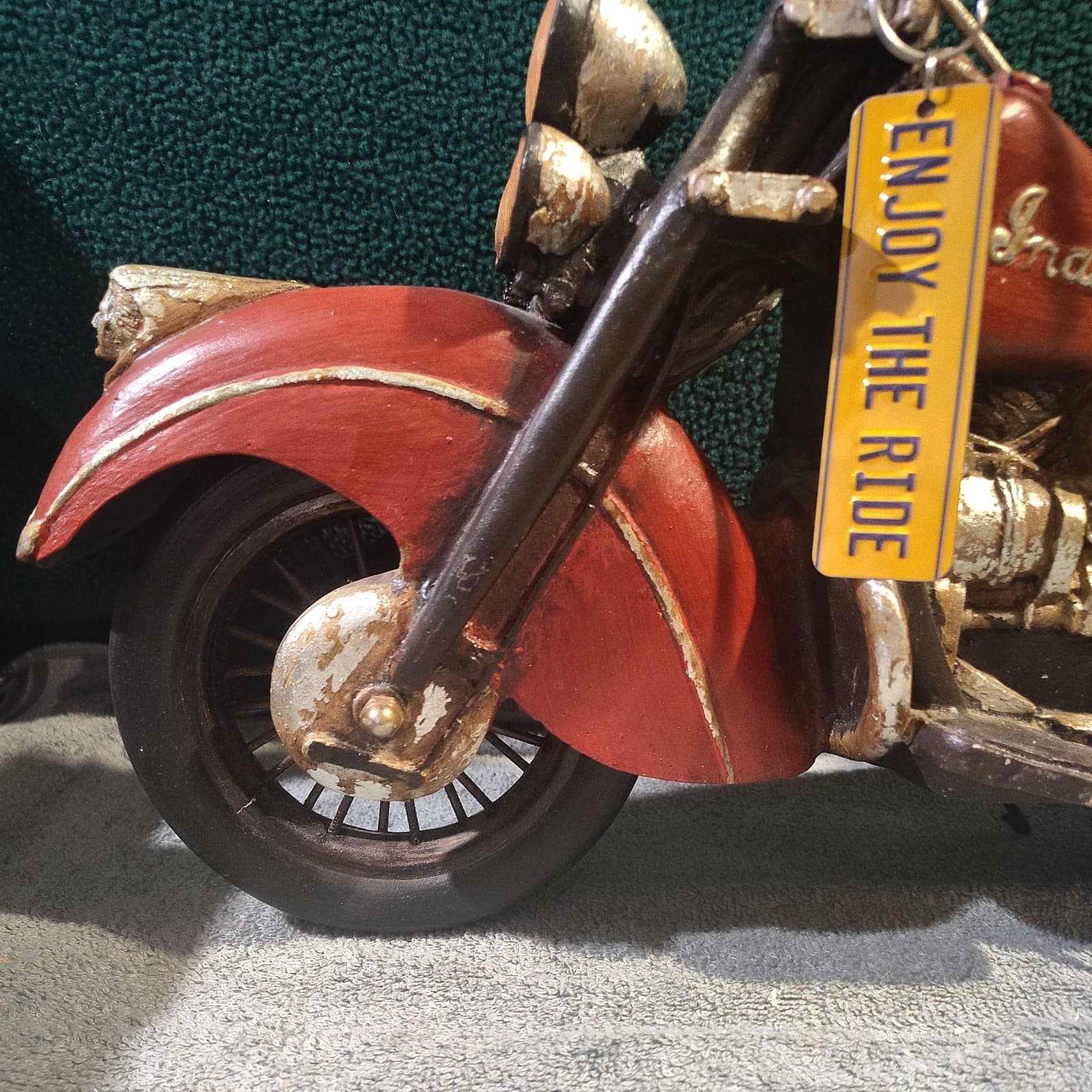 INDIAN Motorcycle Collectible 22x11x5 2