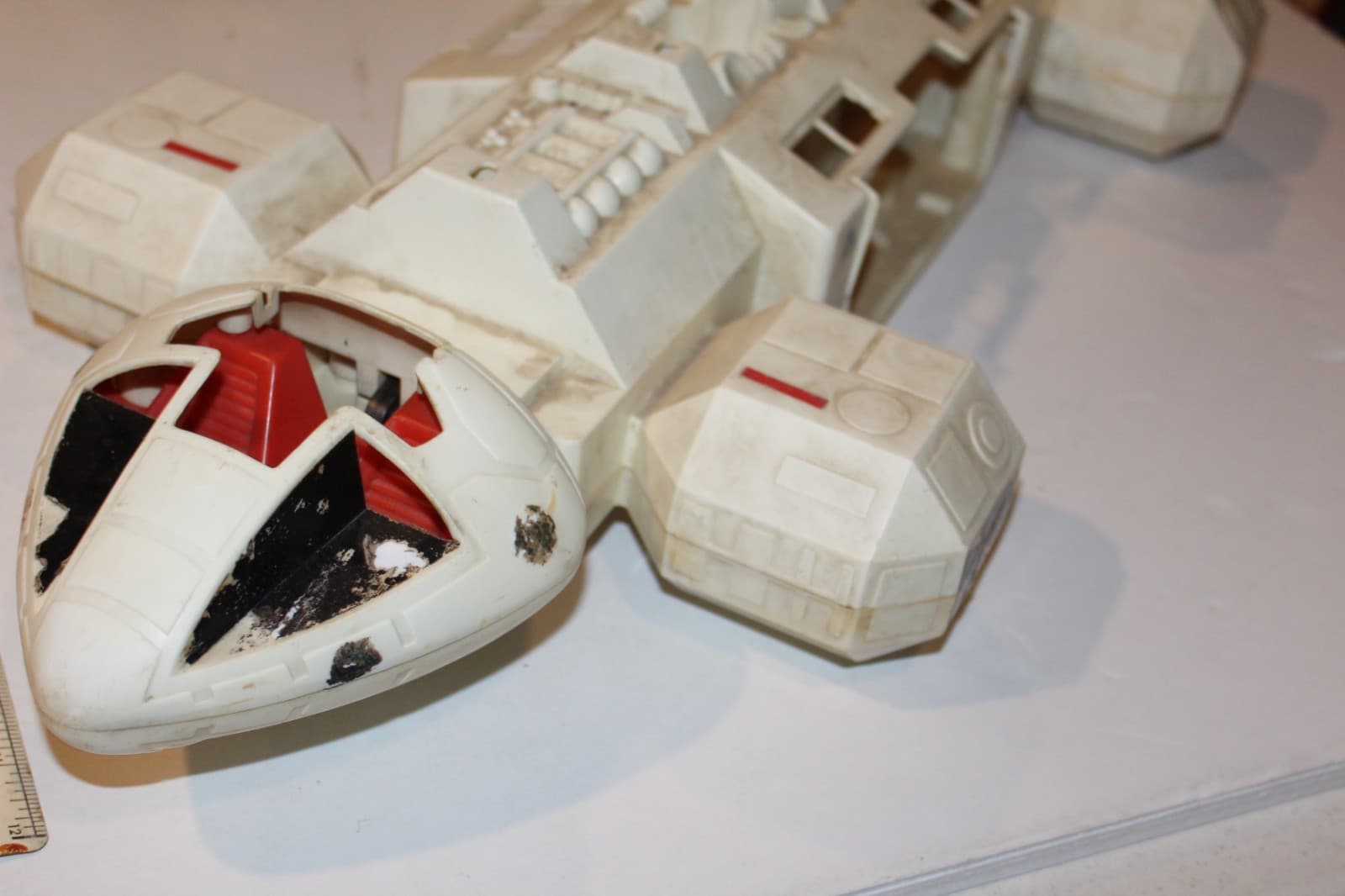 RARE Space 1999 Eagle 1 Spaceship Model Toy 1976 ATV LARGE Plastic VTG Parts HTF 3