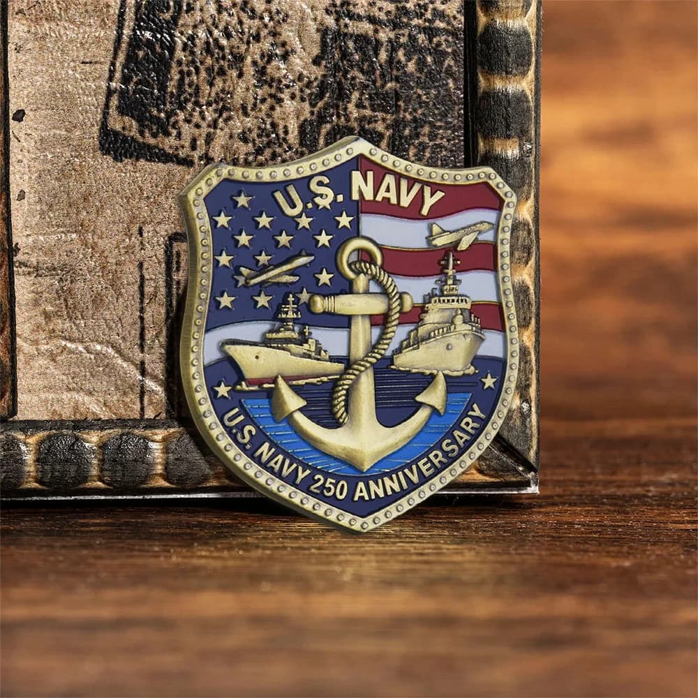 Marine Corps Navy  250th Anniversary Challenge Coin Military Veteran Gift 4