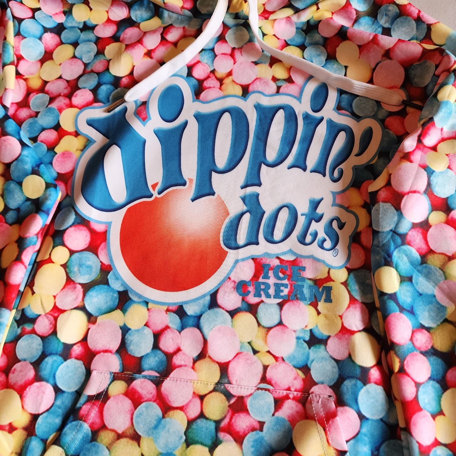 Retro Dippin' Dots Logo Graphic Hoodie - Ice Cream Lovers Youth's Hoodie 2
